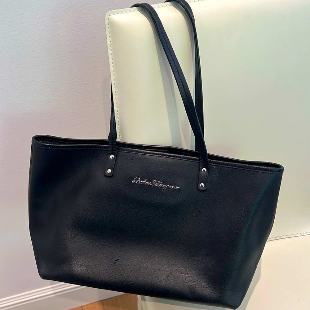 Salvatore Ferragamo Black Tote